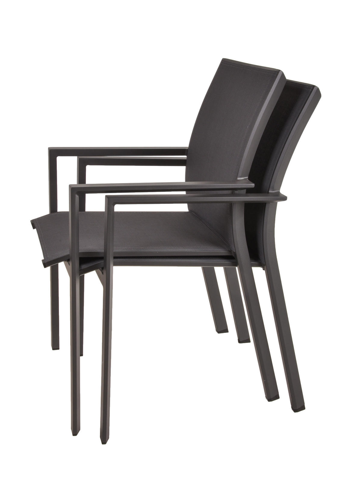 GARTENSET Aluminium  - Dunkelgrau, Basics, Kunststoff/Metall (61/89/56,5cm) - Gardenson