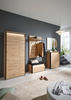 SCHUHSCHRANK Schwarz, Eiche Artisan  - Schwarz/Eiche Artisan, KONVENTIONELL, Holzwerkstoff (87,7/105,6/37,8cm) - Voleo