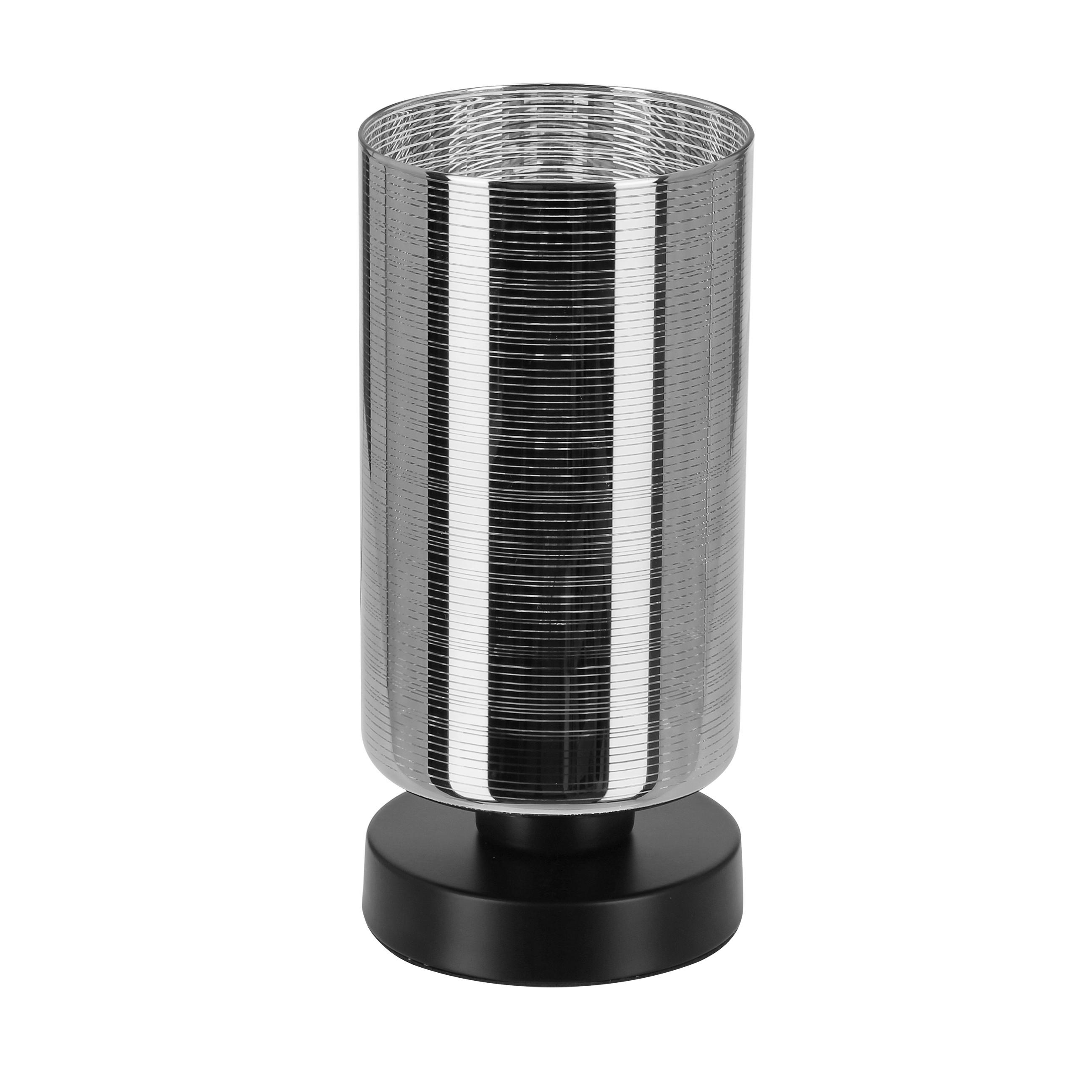 BORDSLAMPA 12/12/25 cm   - kromfärg/svart, Basics, metall/glas (12/12/25cm)