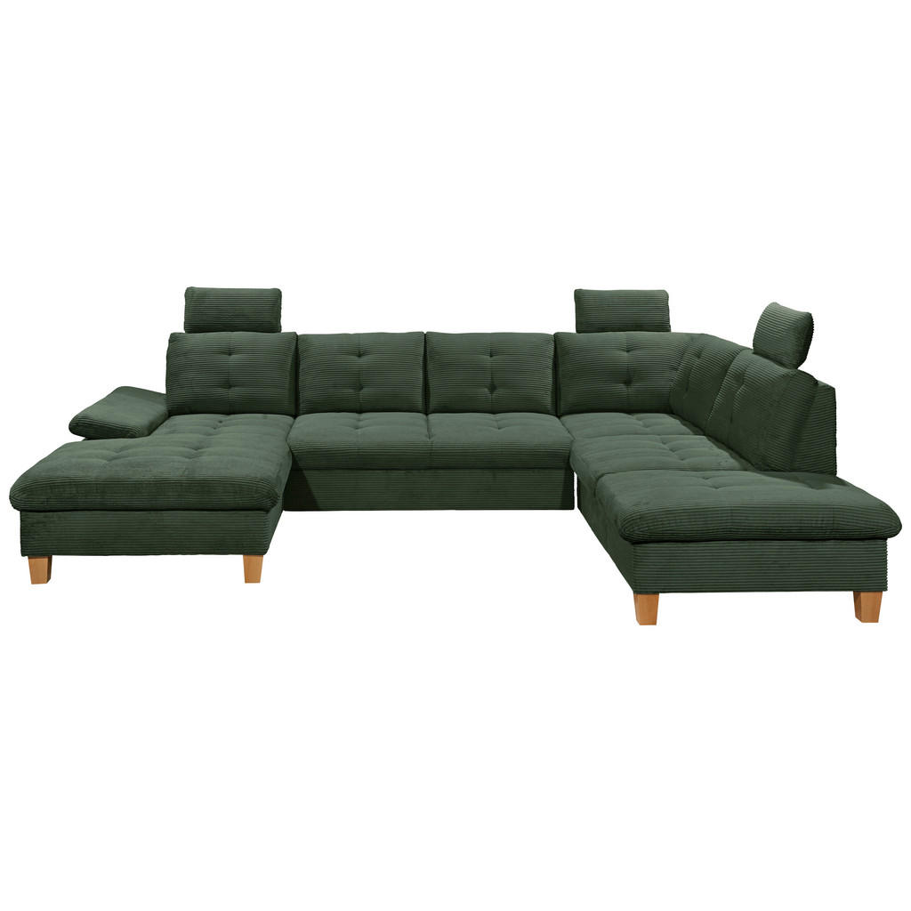 MID.YOU SEDACIA SÚPRAVA, textil, tmavozelená
