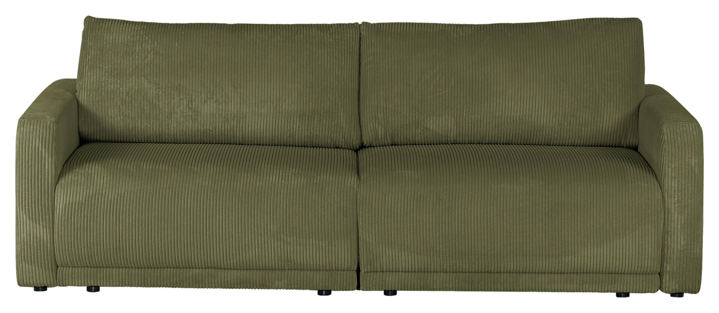 2,5-SITS SOFFA i manchester olivgrön  - olivgrön/svart, Design, textil/plast (240/70/125cm) - Livetastic
