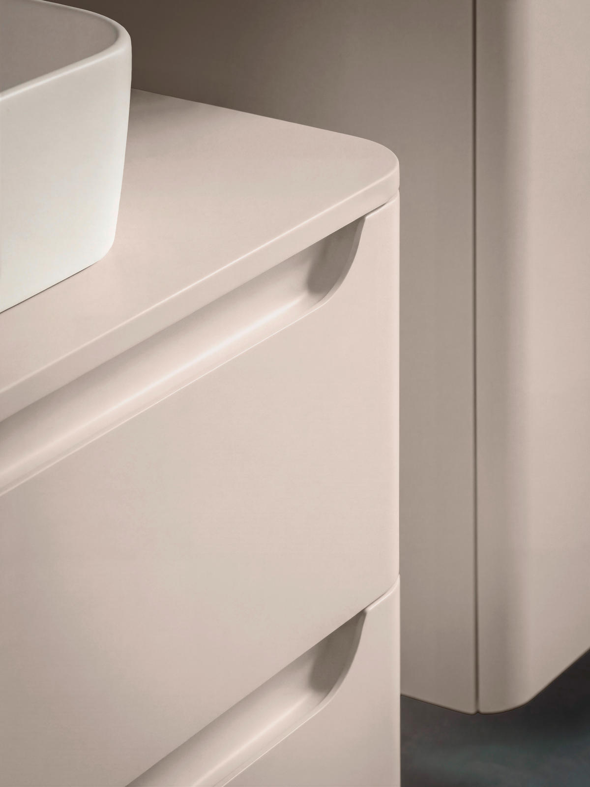 WASCHTISCHKOMBI 101 cm  - Kaschmir/Weiß, KONVENTIONELL, Keramik/Holzwerkstoff (101cm) - Xora