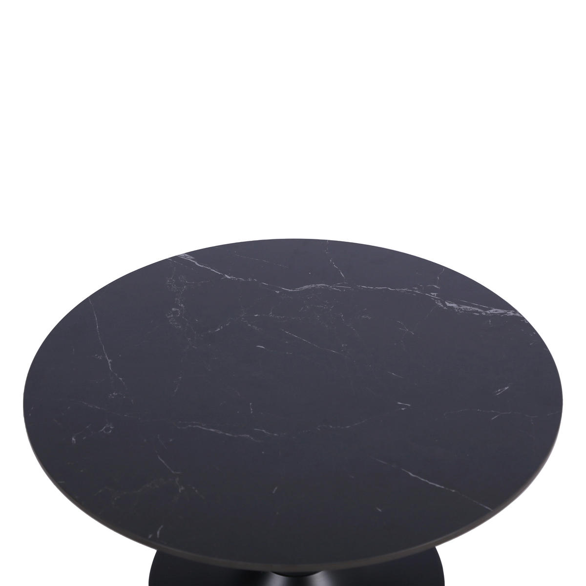 KONFERENČNÍ STOLEK, černá, kov, keramika, 70/70/40 cm - černá, Basics, kov/keramika (70/70/40cm) - Stylife
