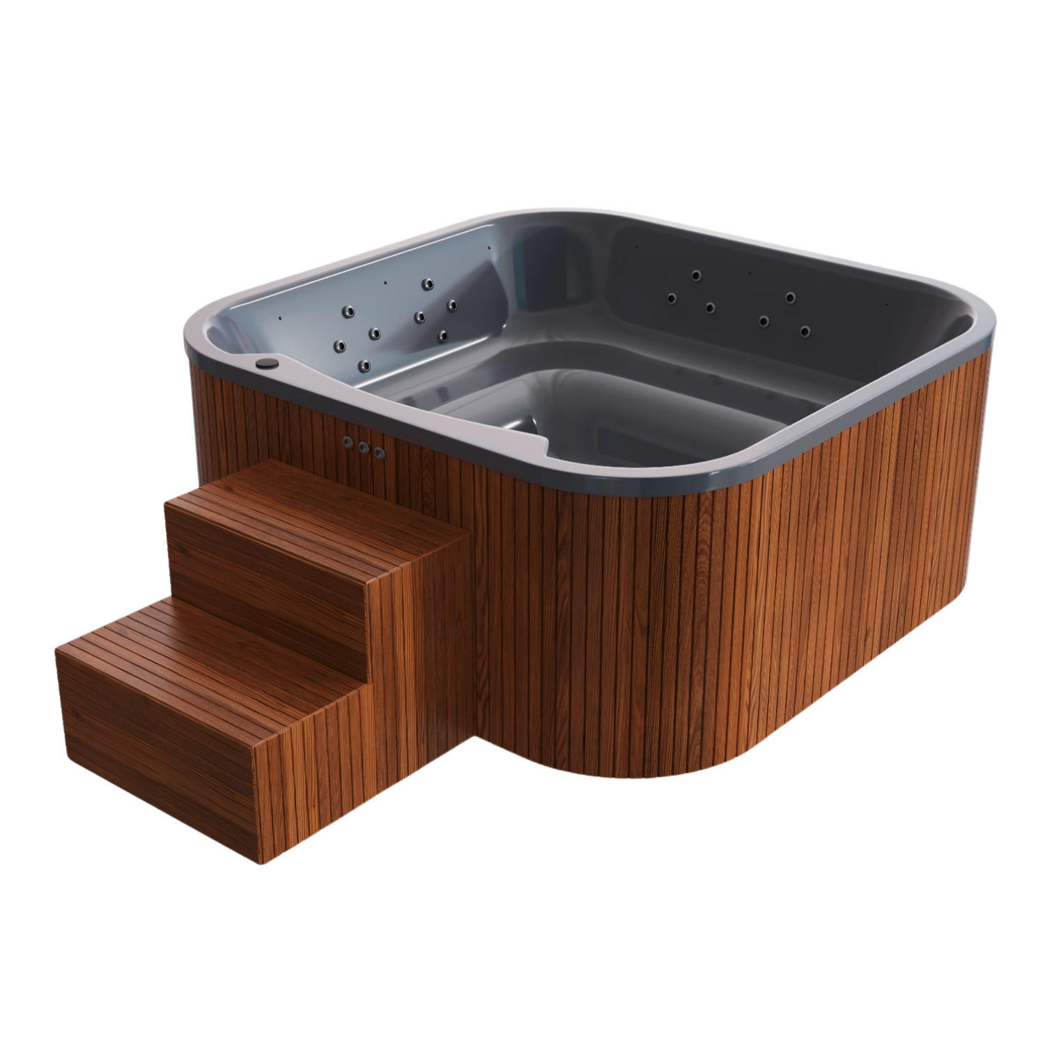 WHIRLPOOL Lamellen 202/96 cm  - Perlmutt/Grau, KONVENTIONELL, Holz/Kunststoff (202/96cm)