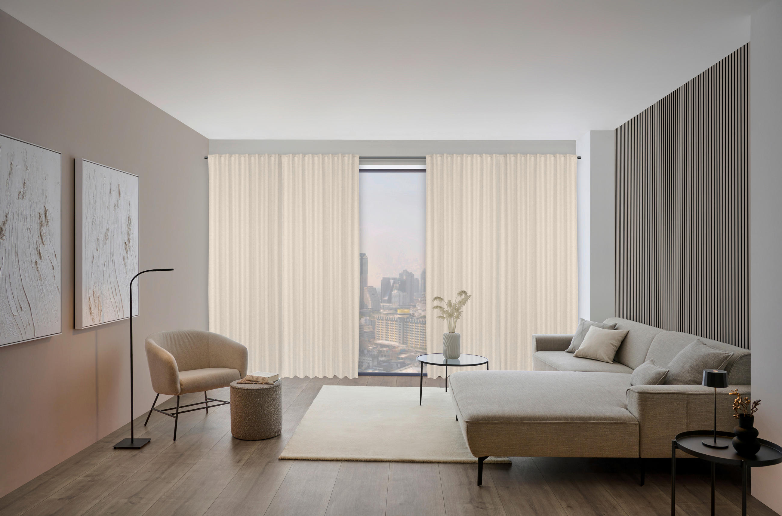 FERTIGVORHANG blickdicht  - Braun, Basics, Textil (140/245cm) - Dieter Knoll