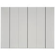 DREHTÜRENSCHRANK 299,2/229,4/59,5 cm,  in Anthrazit, Weiß, 6-türig  - Anthrazit/Weiß, KONVENTIONELL, Holzwerkstoff/Metall (299,2/229,4/59,5cm) - Dieter Knoll