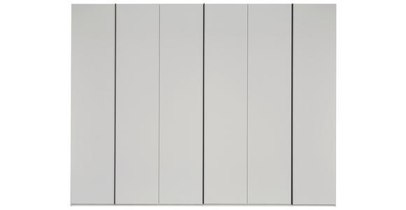 DREHTÜRENSCHRANK 299,2/229,4/59,5 cm,  in Anthrazit, Weiß, 6-türig  - Anthrazit/Weiß, KONVENTIONELL, Holzwerkstoff/Metall (299,2/229,4/59,5cm) - Dieter Knoll