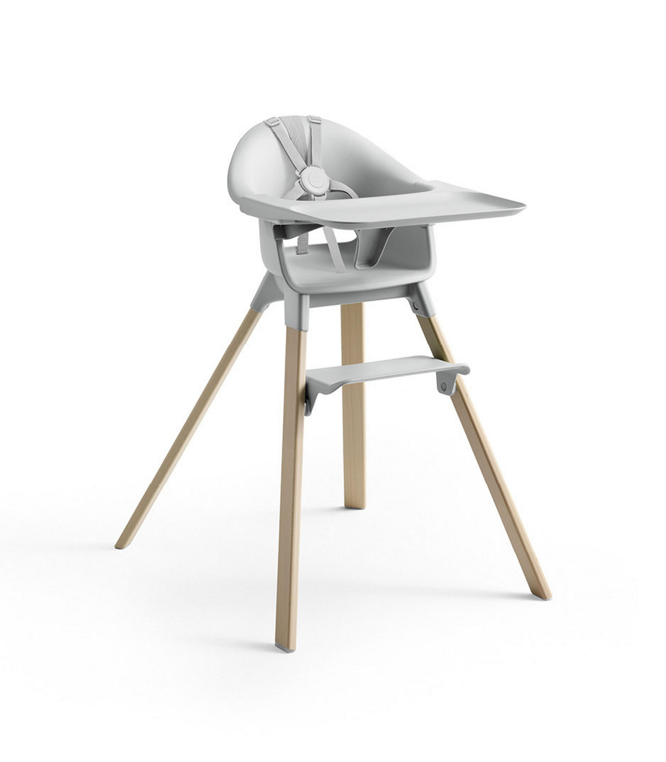 HOCHSTUHL Clikk  - Buchefarben/Hellgrau, Design, Holz/Kunststoff (69/56/82,5cm) - Stokke