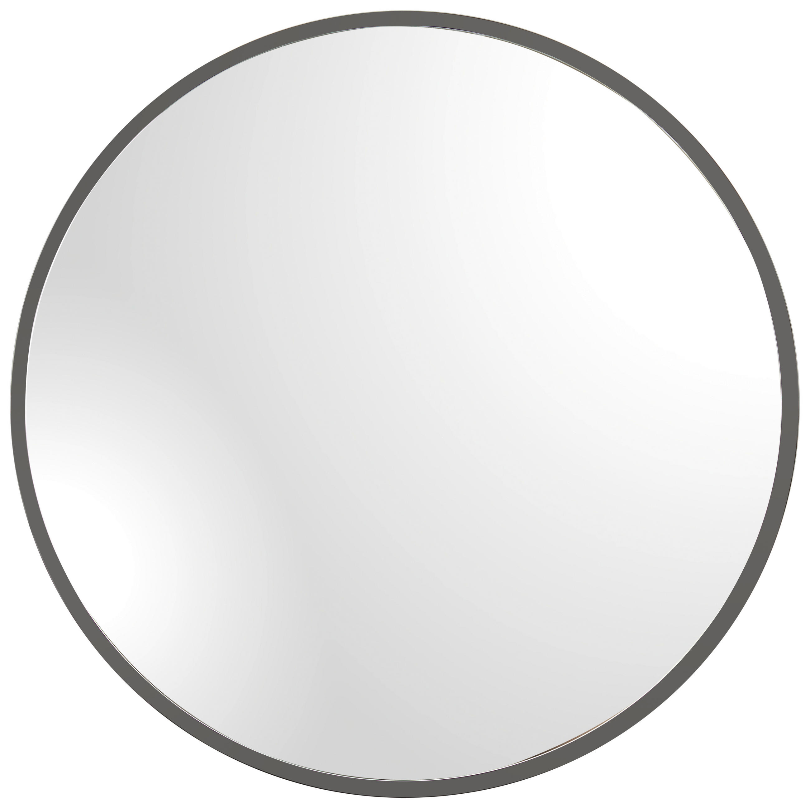 NÁSTĚNNÉ ZRCADLO 70/70/1,5 cm  - černá, Basics, sklo (70/70/1,5cm) - Carryhome