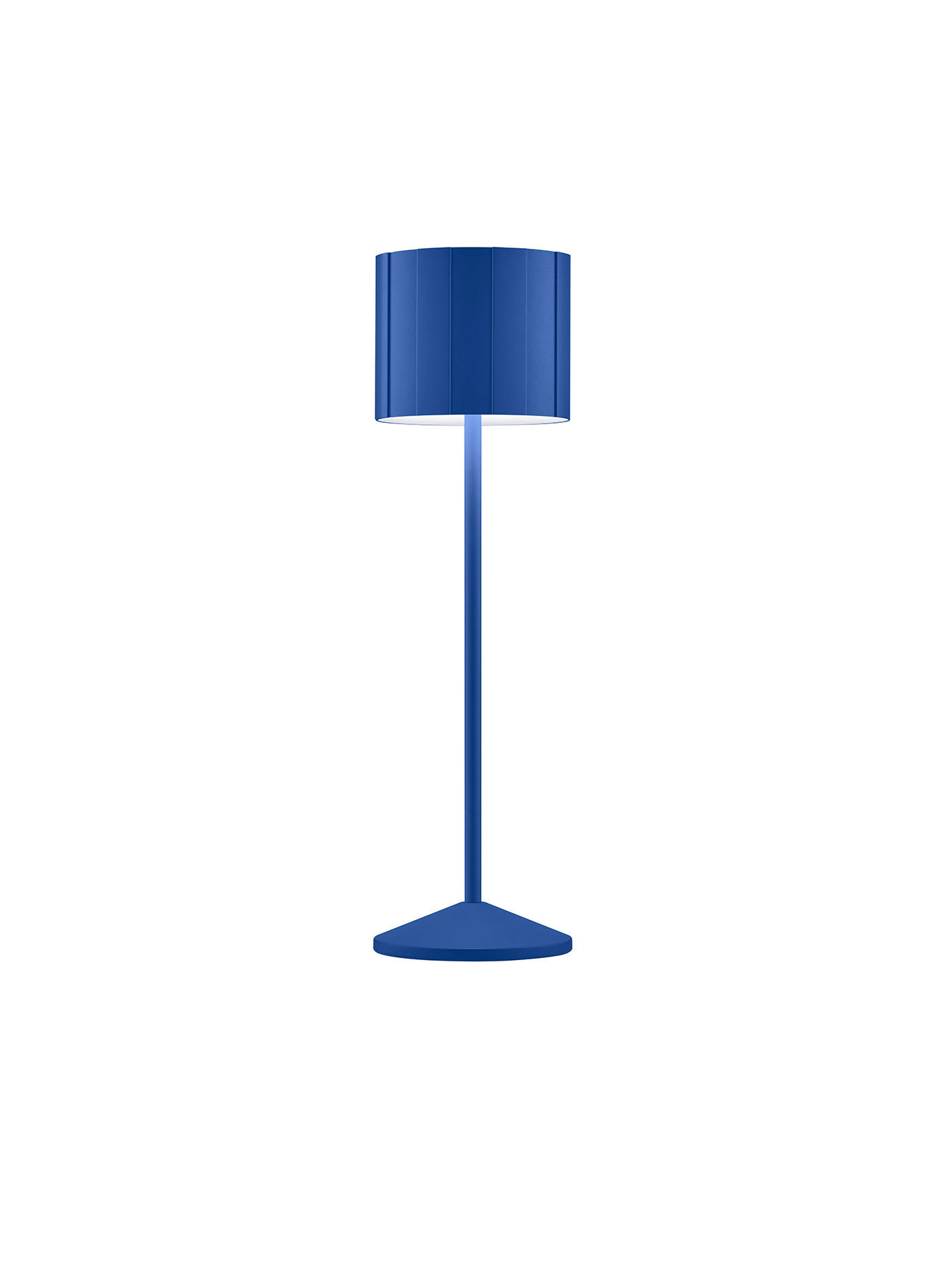AKKU-TISCHLEUCHTE Marisa 11,5/39 cm   - Blau, MODERN, Metall (11,5/39cm) - Musterring