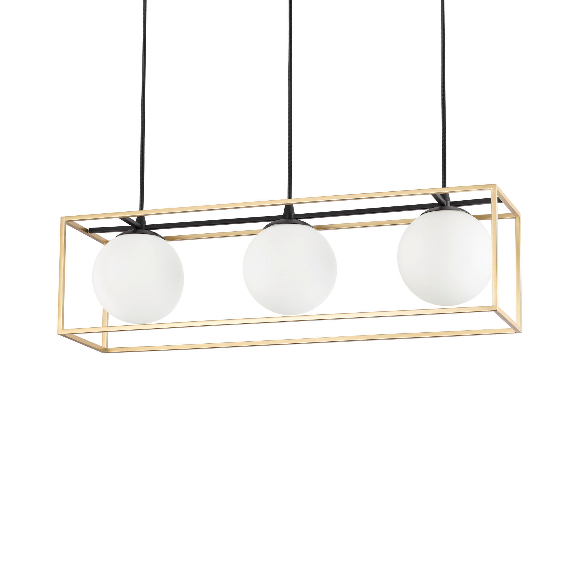 Ideal Lux Hängeleuchte Lingotto Messing 70x34.5x145 cm