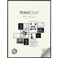 BILDERRAHMEN - Schwarz, Basics, Papier/Holzwerkstoff (60/80/1,8cm)