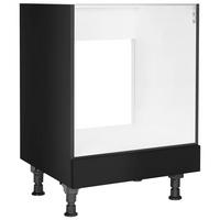 HERDUMBAUSCHRANK 60/87/56 cm  in Schwarz  - Schwarz, MODERN, Holzwerkstoff (60/87/56cm) - Nobilia