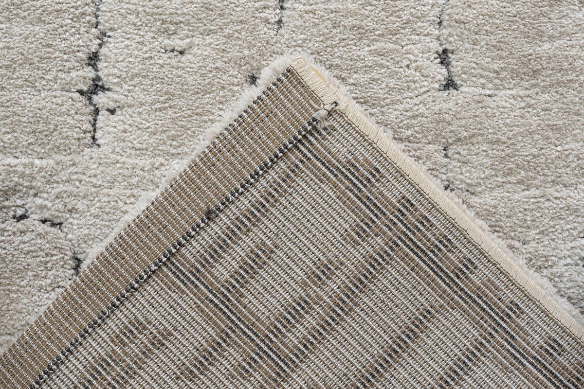 WEBTEPPICH 200/290 cm Masai Anthrazit, Creme, Schwarz  - Anthrazit/Creme, KONVENTIONELL, Kunststoff/Textil (200/290cm) - Novel