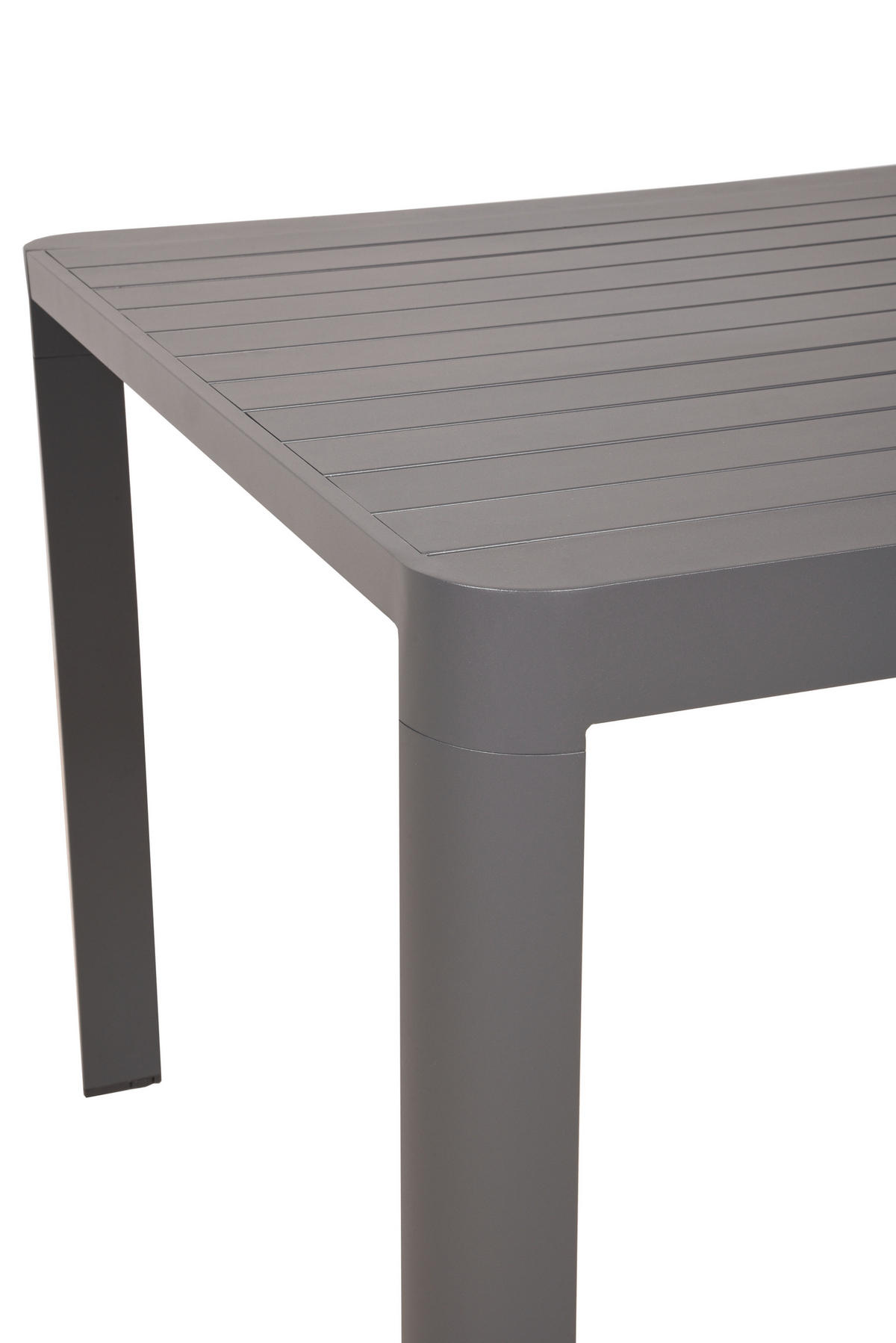 GARTENTISCH 149/97/75 cm Metall, Kunststoff quadratisch  - Anthrazit/Schwarz, Basics, Kunststoff/Metall (149/97/75cm) - Gardenson
