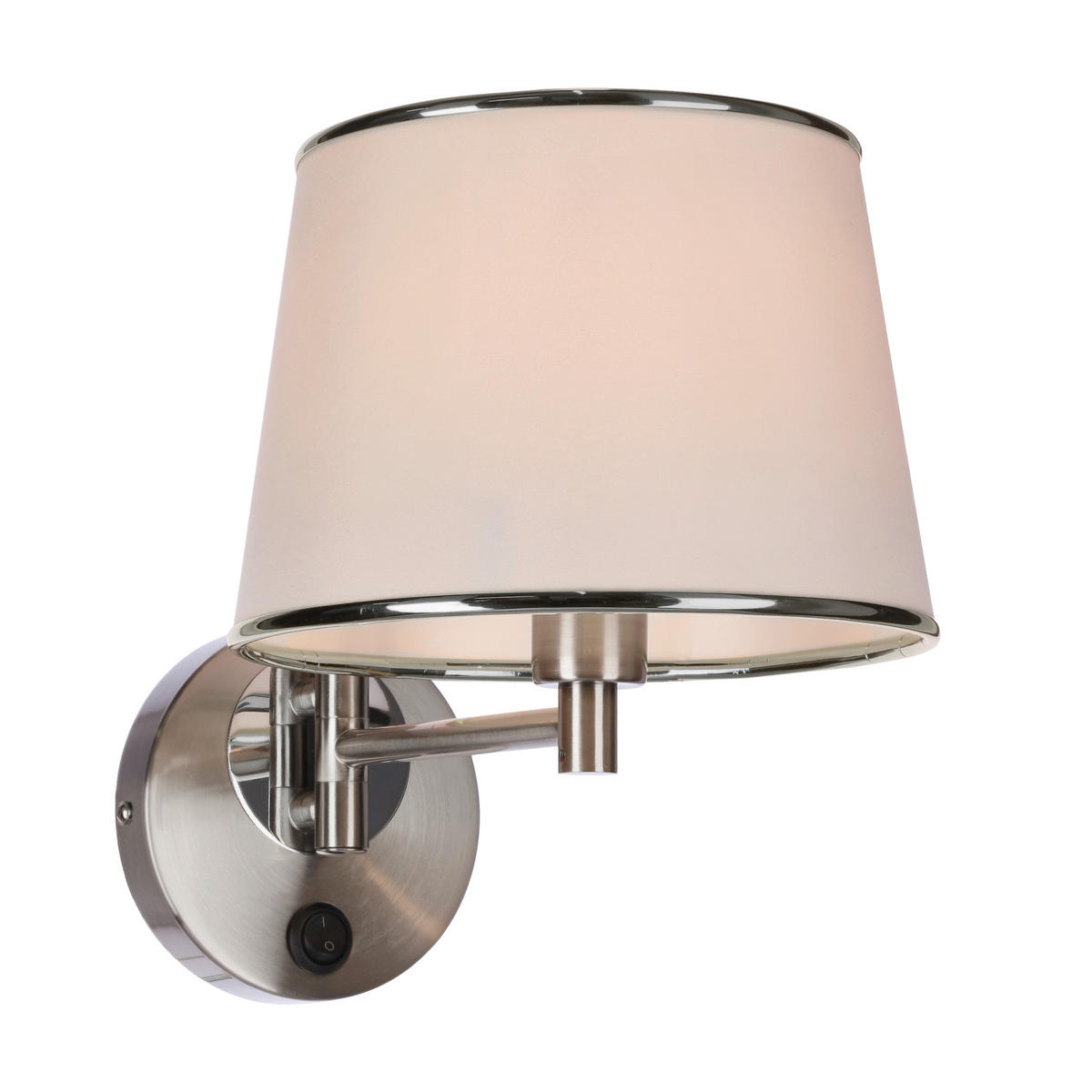 WANDLEUCHTE Ibis 20/29/25 cm   - Chromfarben, KONVENTIONELL, Kunststoff/Metall (20/29/25cm)