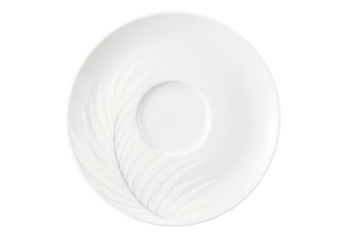 KÁVOVÁ SOUPRAVA porcelán keramika  - bílá/světle šedá, Lifestyle, keramika - Seltmann Weiden