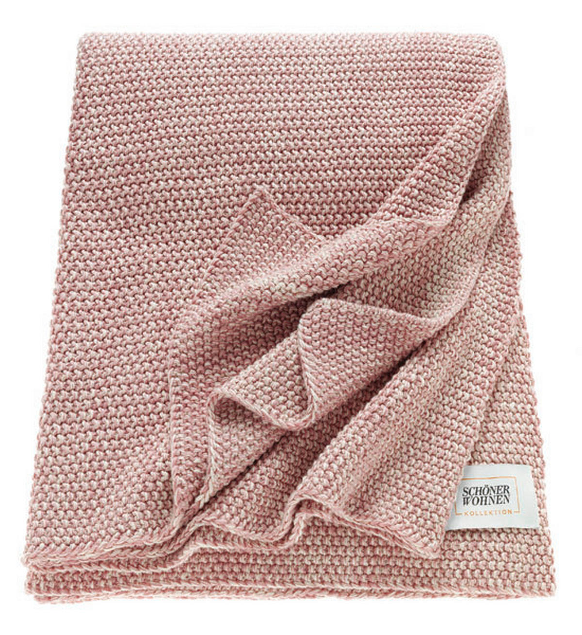 PLAID Melange 130/170 cm  - Rosa, Basics, Textil (130/170cm) - Schöner Wohnen
