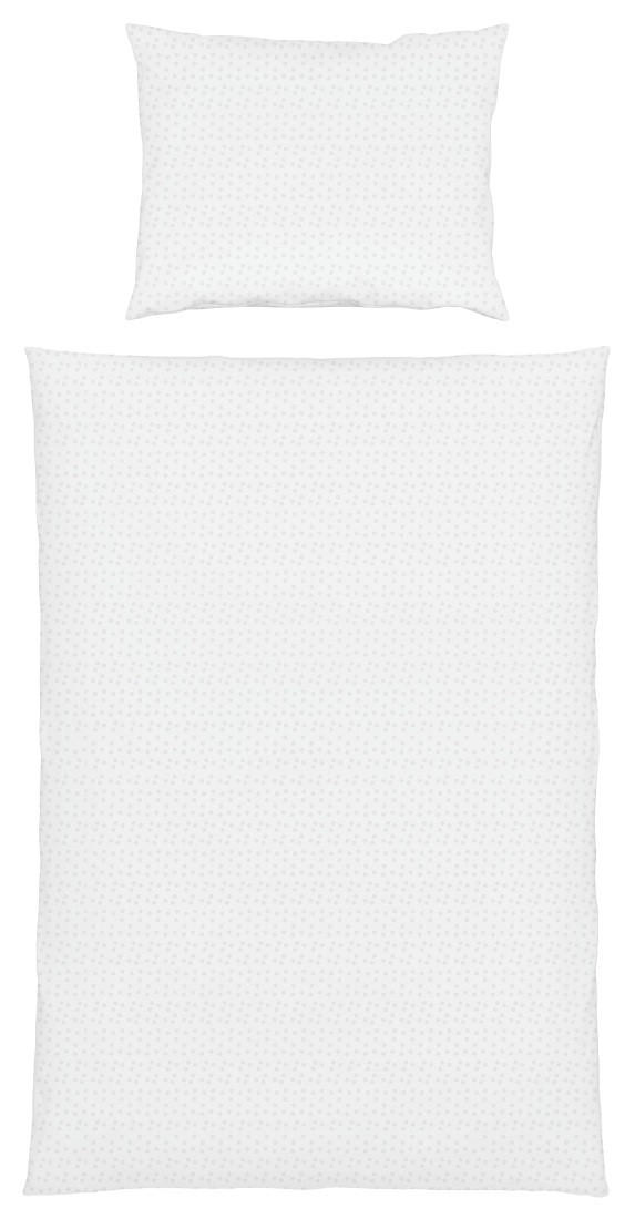 BETTWÄSCHESET Damast 160/210 cm  50 cm/70 cm  - Weiss, Basics, Textil (160/210cm) - Dieter Knoll