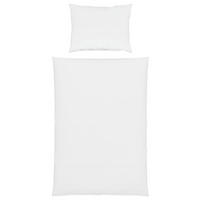 BETTWÄSCHESET Damast 160/210 cm  65 cm/100 cm  - Weiss, Basics, Textil (160/210cm) - Dieter Knoll