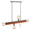 SVJETILJKA VISEĆA    70/20/120 cm    Alice  - siva/smeđa, Natur, drvo/metal (70/20/120cm) - Globo