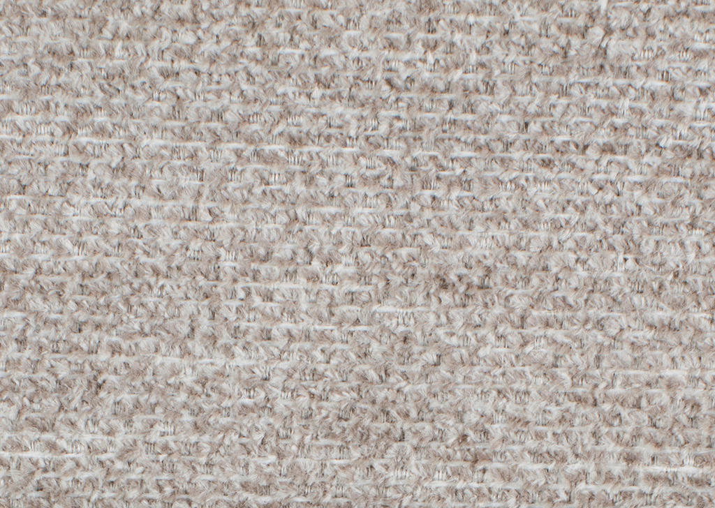 ECKSOFA Beige Chenille  - Beige/Schwarz, KONVENTIONELL, Textil/Metall (240/185cm) - Carryhome