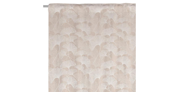 FERTIGVORHANG blickdicht - Beige, Design, Textil (140/245cm) - Esposa