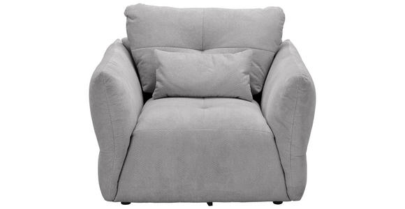 SESSEL in Webstoff Grau  - Schwarz/Grau, KONVENTIONELL, Textil/Metall (112/88/120cm) - Carryhome