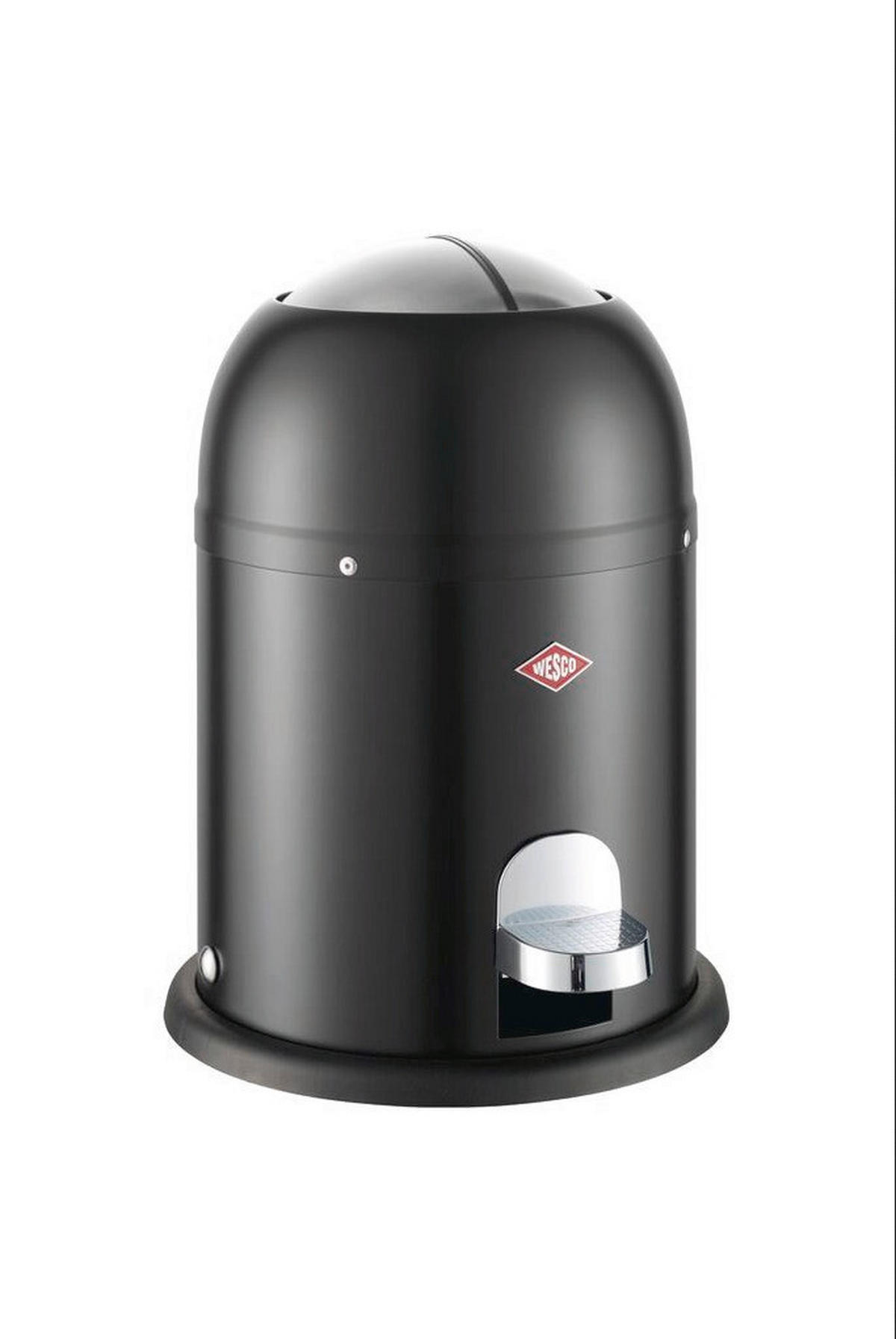 ABFALLSAMMLER MINI MASTER 6 L  - Schwarz, KONVENTIONELL, Kunststoff/Metall (26,4/36cm) - Wesco