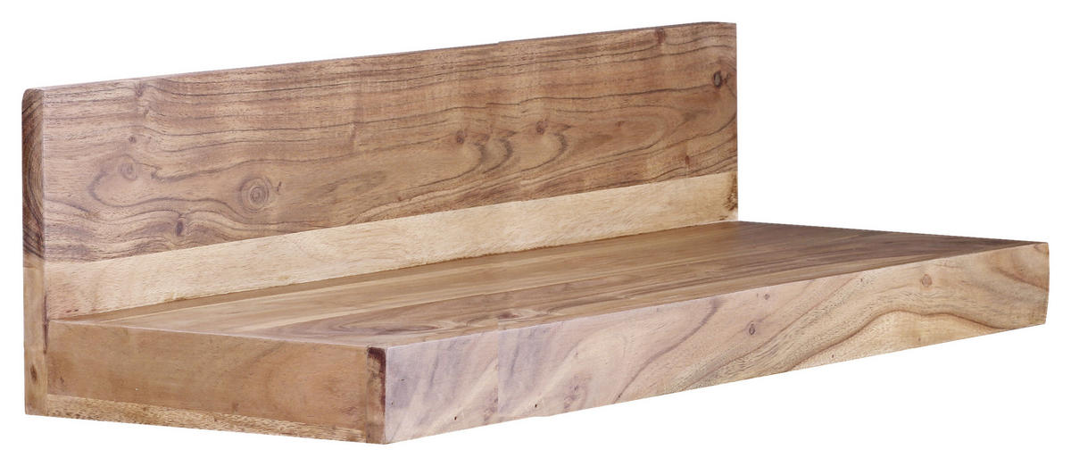WANDREGAL  - Akaziefarben, Modern, Holz (110/17/24cm) - MID.YOU