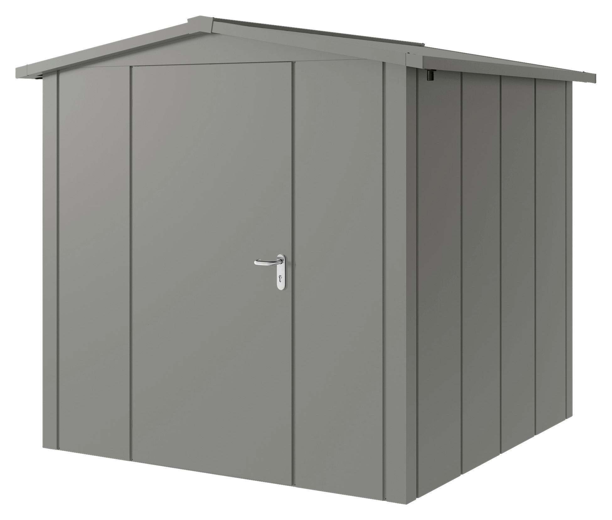 GERÄTEHAUS 237/223/229 cm  - Alufarben, Basics, Metall (237/223/229cm) - Hörmann