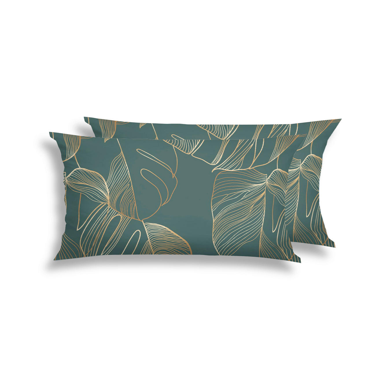 KOPFPOLSTERBEZUG 40/80 cm  - Smaragdgrün, Design, Textil (40/80cm) - Florella