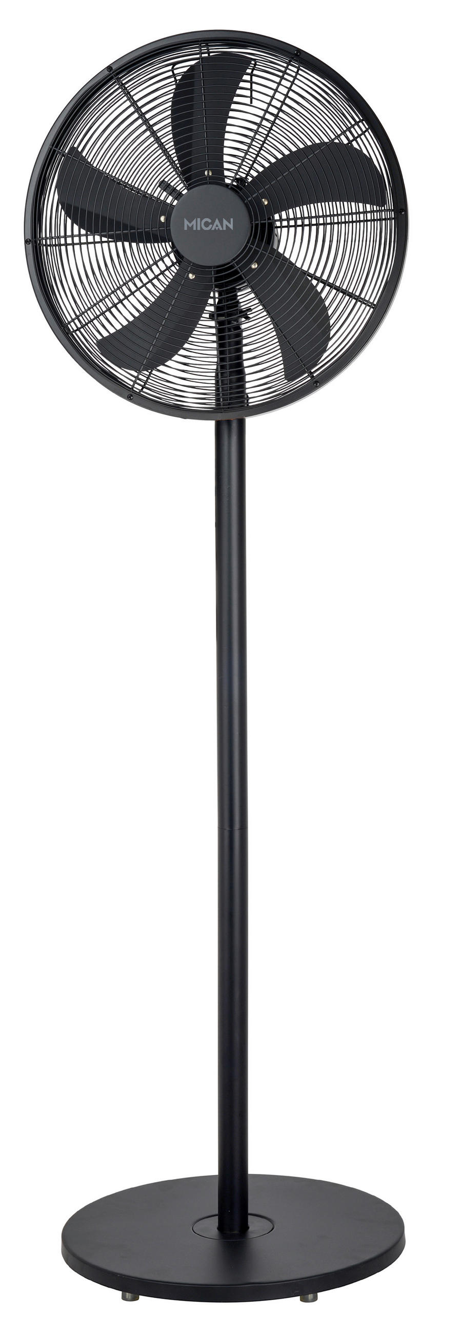 STOJANOVÝ VENTILÁTOR - černá, Design, kov/plast (45/45/170cm) - Mican