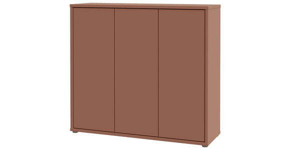SCHUHSCHRANK Alice Springs  in 109,2/99,1/34,9 cm  - Terracotta/Grau, MODERN, Holzwerkstoff/Kunststoff (109,2/99,1/34,9cm) - Xora