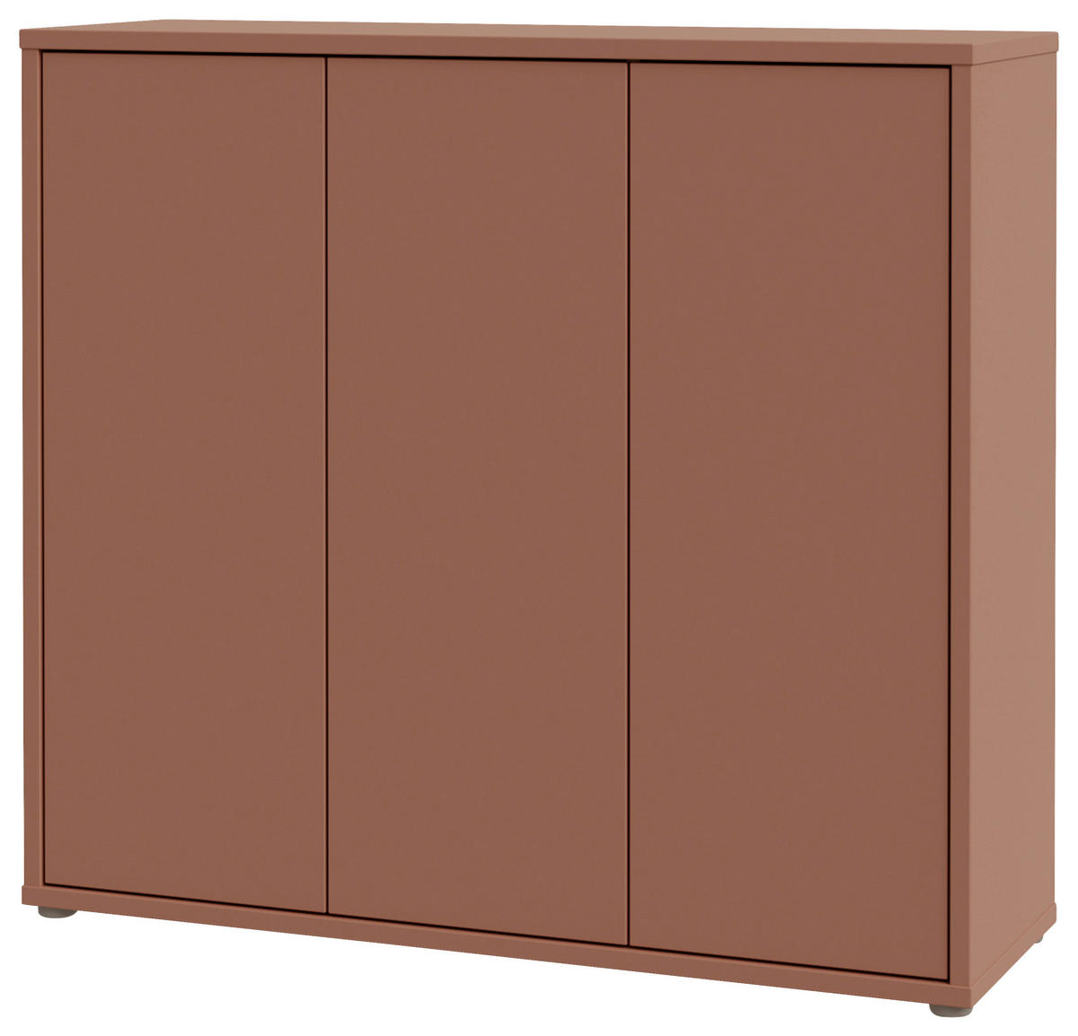 SCHUHSCHRANK Alice Springs  in 109,2/99,1/34,9 cm  - Terracotta/Grau, MODERN, Holzwerkstoff/Kunststoff (109,2/99,1/34,9cm) - Xora