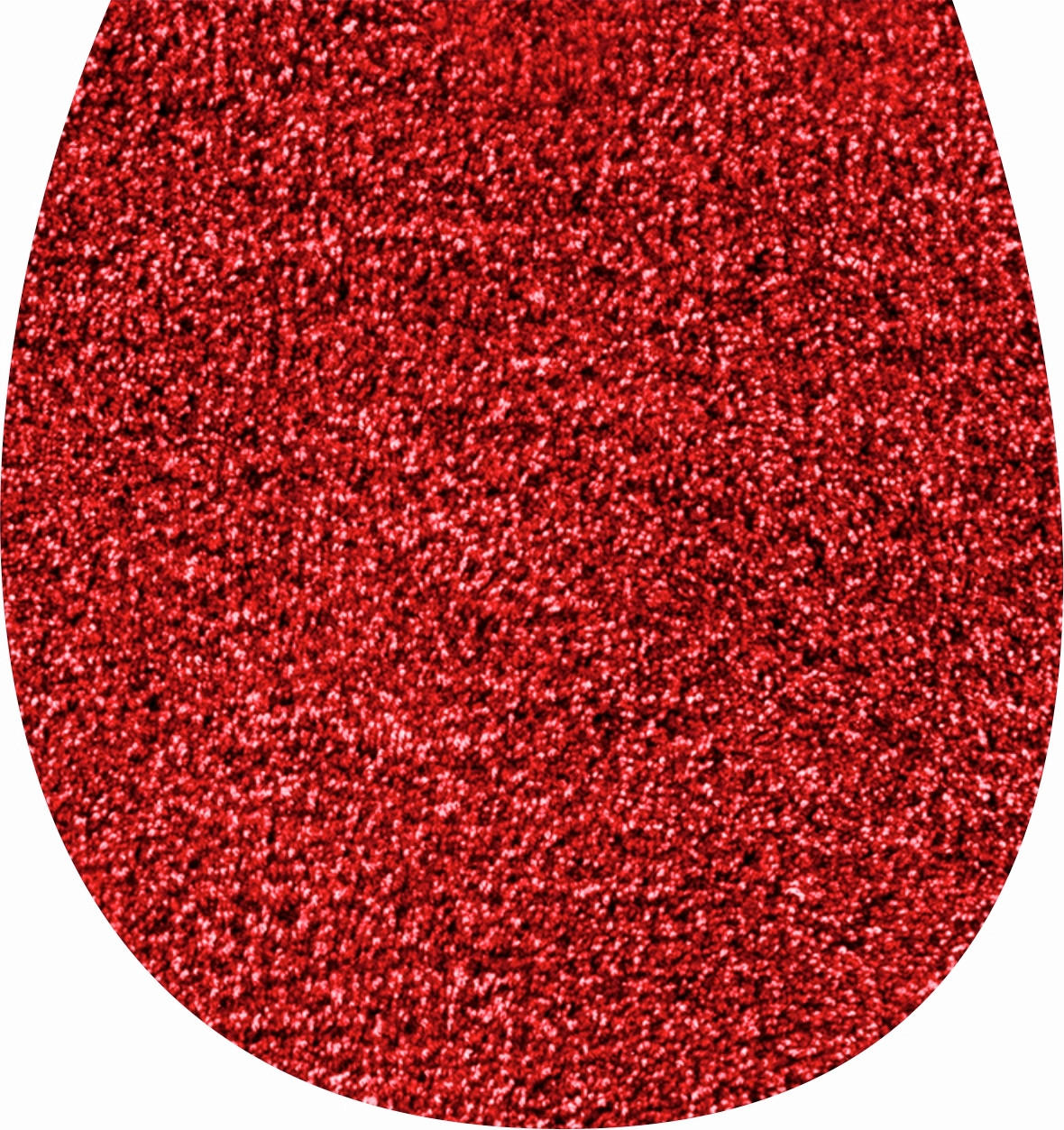 WC-DECKELBEZUG Rot 47/50 cm  - Rot, Basics, Textil (47/50cm) - Grund