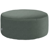 HOCKER in Textil Titanfarben  - Titanfarben, Design, Textil (80/33/80cm) - Belluti