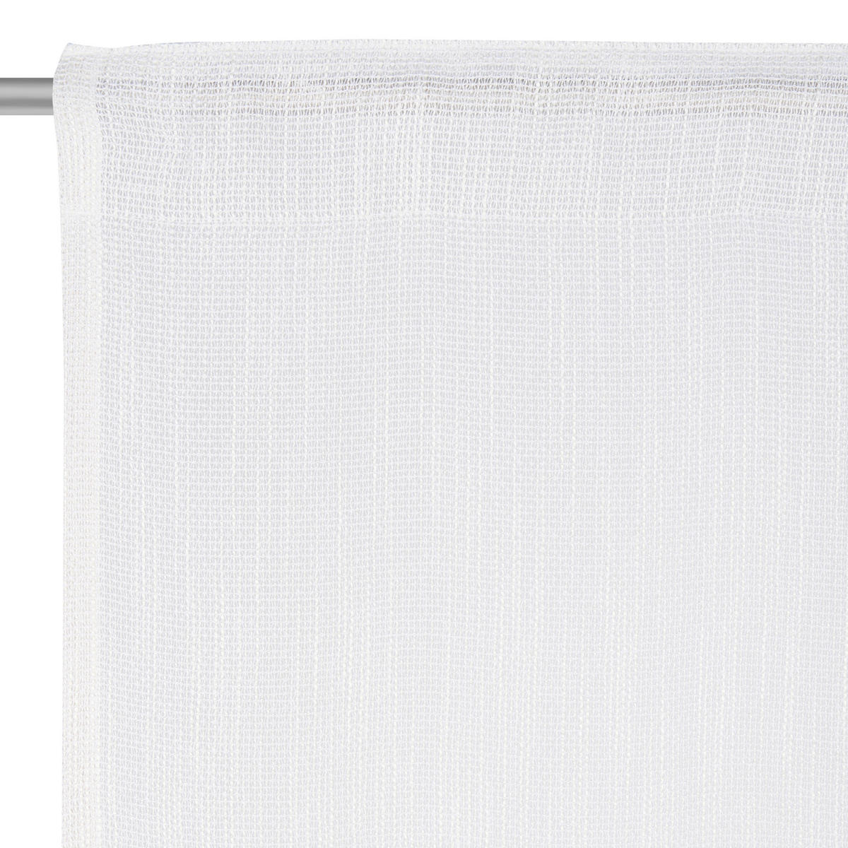 KÉSZFÜGGÖNY részben áttetsző  - fehér, Trend, textil (140/260cm) - Dieter Knoll