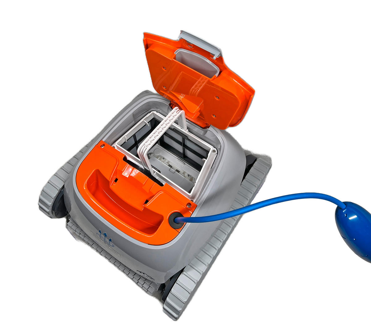 POOLROBOTER XEOX POSEIDON  - Orange/Grau, Basics, Kunststoff (43/40/25cm)