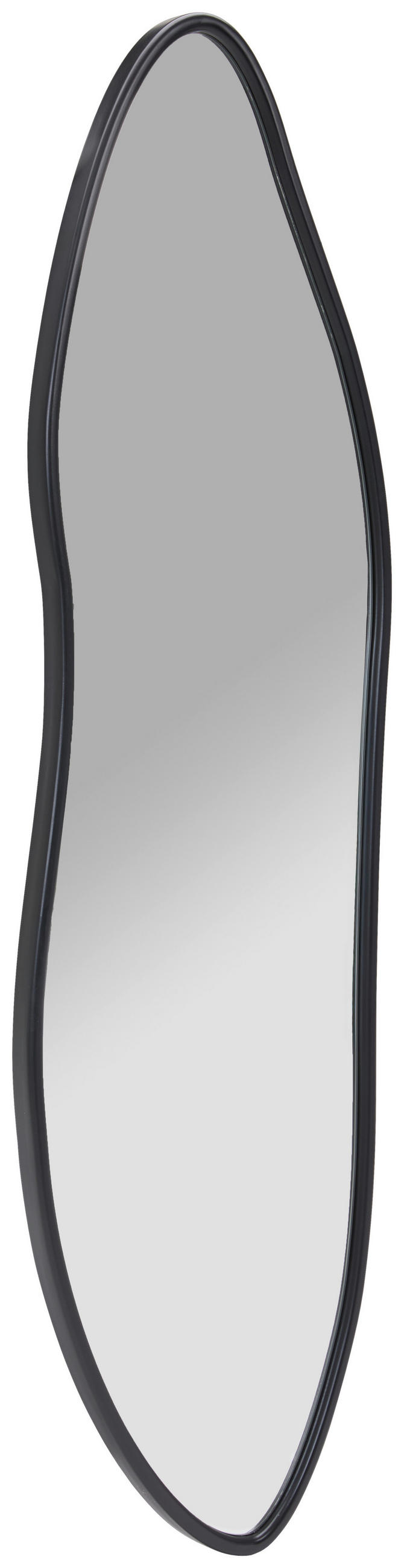 WANDSPIEGEL 49/160/3 cm    in organisch  - Klar/Schwarz, Design, Glas/Holzwerkstoff (49/160/3cm) - MID.YOU