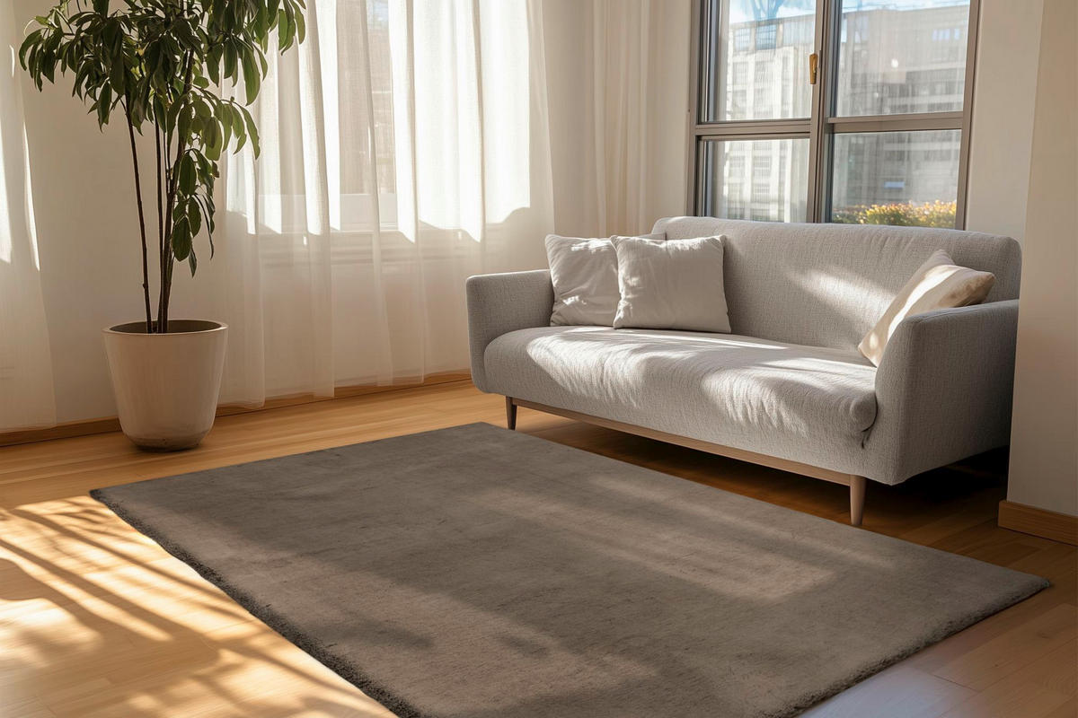 KOBEREC TKANÝ NA PLOCHO, 80/150 cm, hnědá - hnědá, Basics, textil (80/150cm)