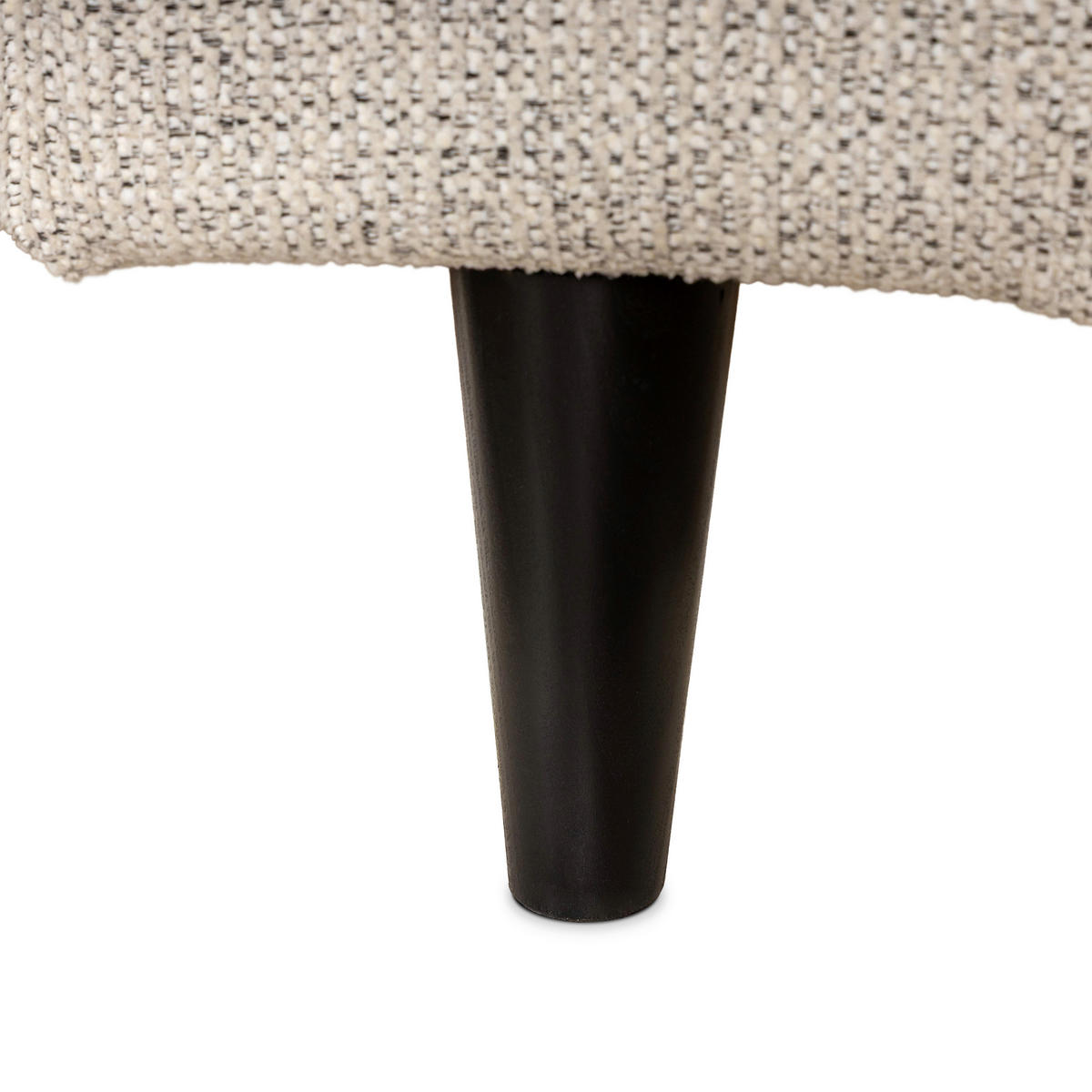 2,5-SITS SOFFA i ljusgrå  - ljusgrå/svart, Design, metall/trä (211/85/92cm) - Pure Home Comfort