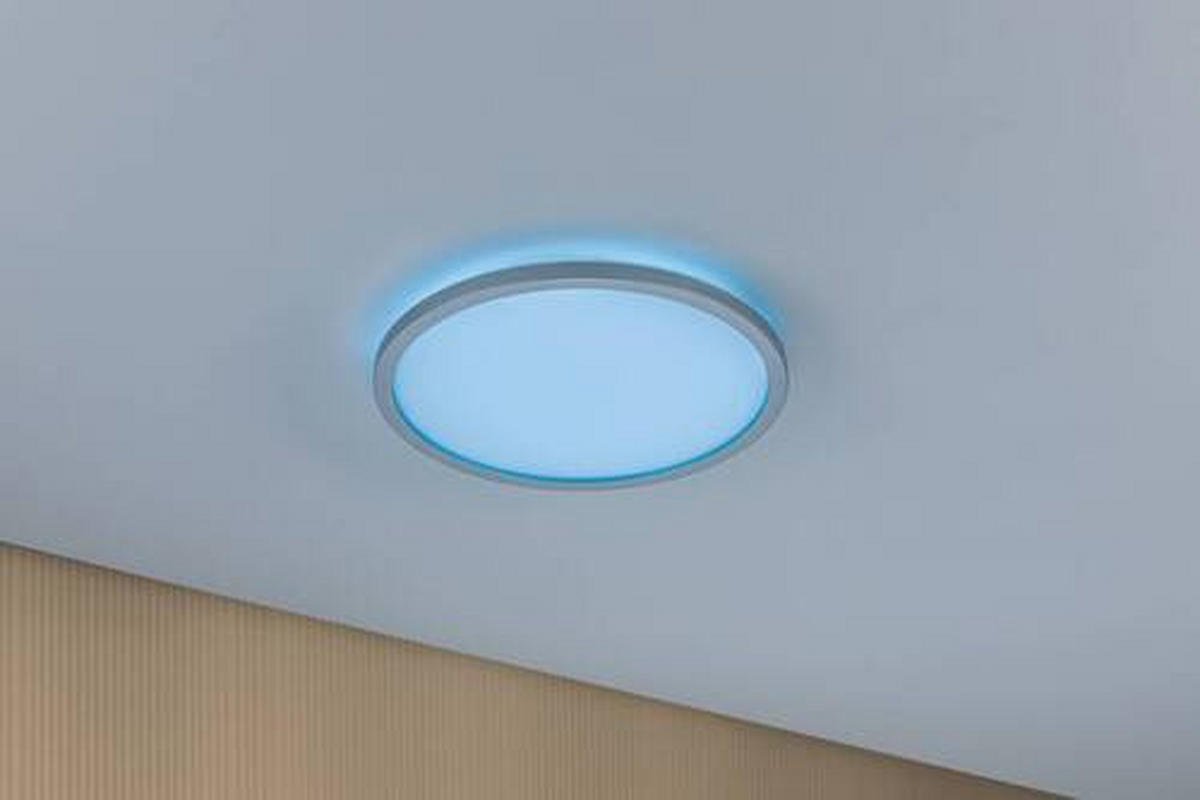 LED-PANEEL  - Chromfarben, Basics, Kunststoff (29,3cm) - Paulmann
