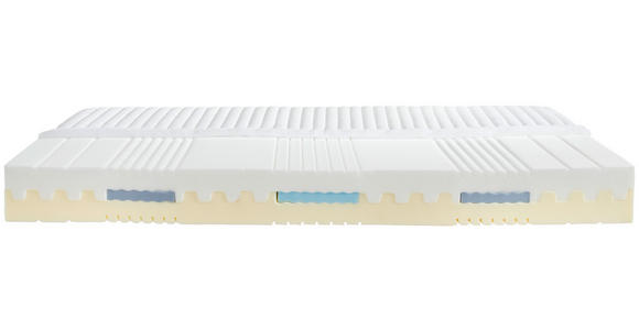 KALTSCHAUMMATRATZE 90/190 cm Höhe ca. 20 cm  - Weiß, Basics, Textil (90/190cm) - Sleeptex