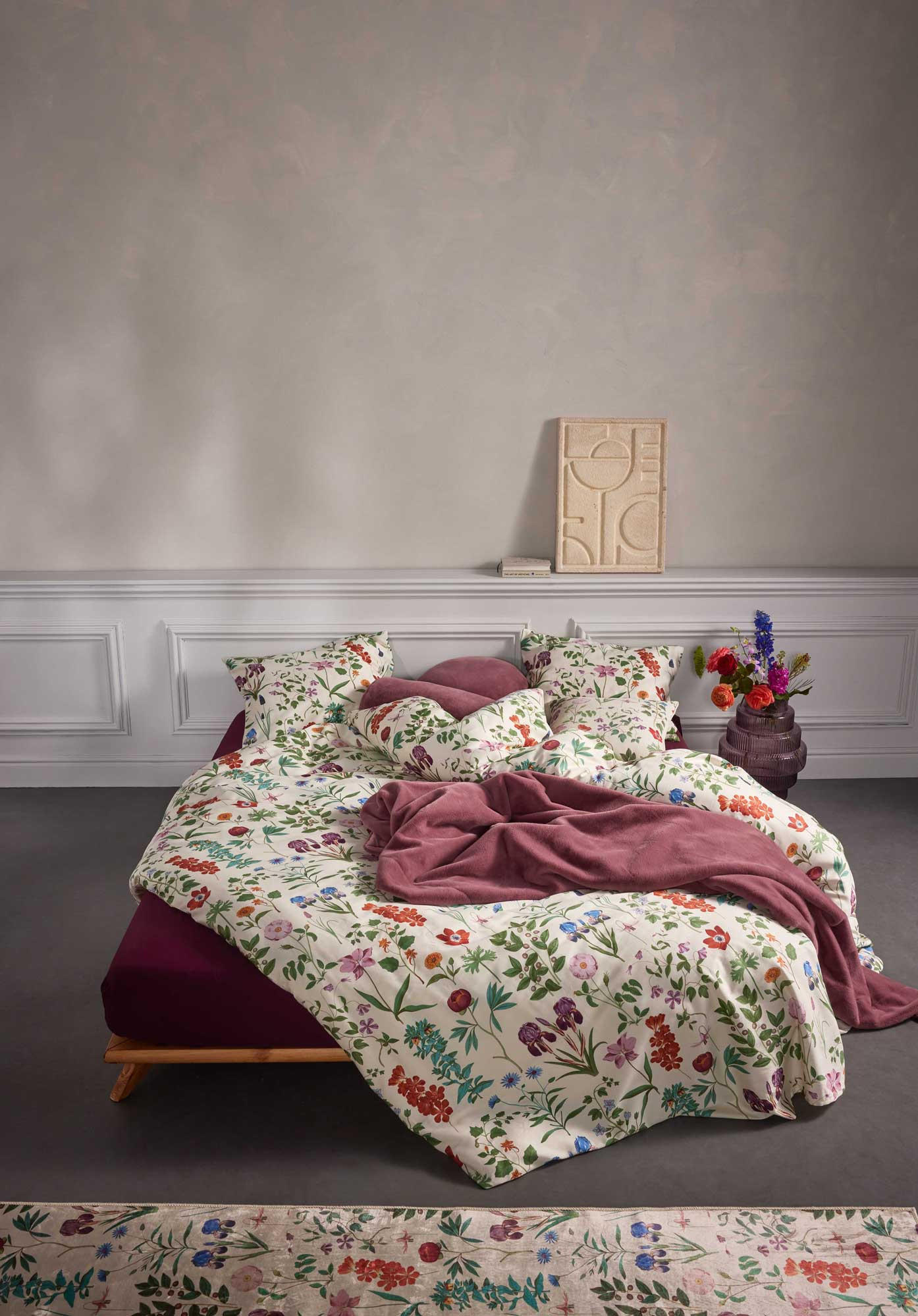 POSTELJNINA MARIGOLD 135/200 cm peščene barve - peščene barve, Konvencionalno, tekstil (135/200cm) - Essenza
