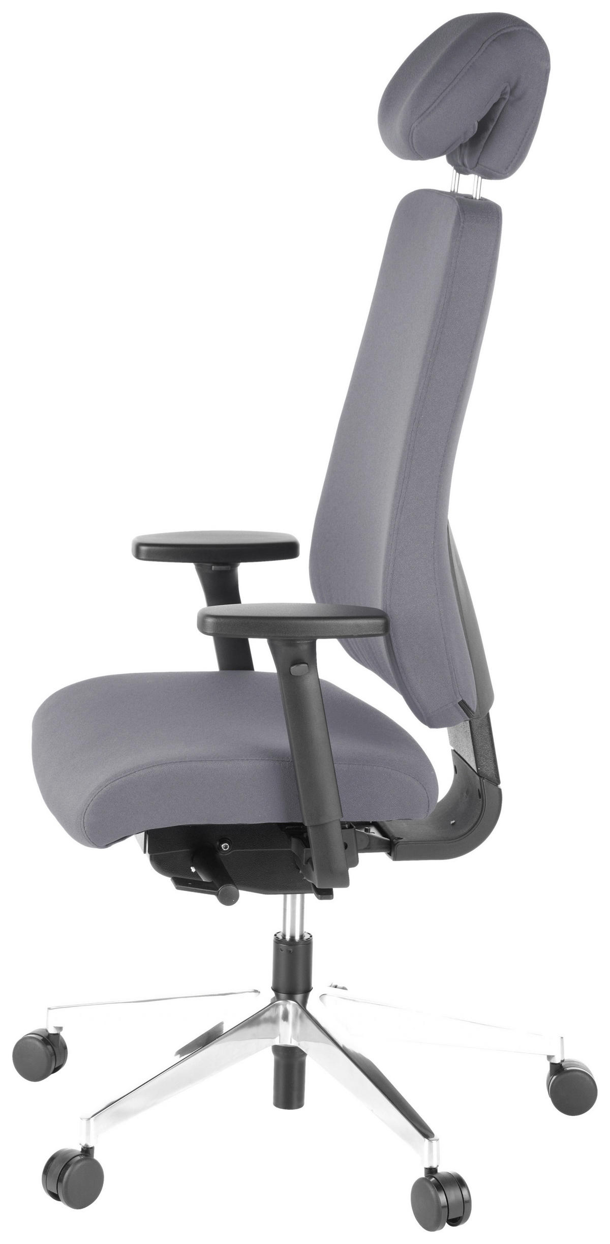 DREHSTUHL Flachgewebe Anthrazit  - Anthrazit, MODERN, Kunststoff/Textil (70/148/65cm) - MID.YOU