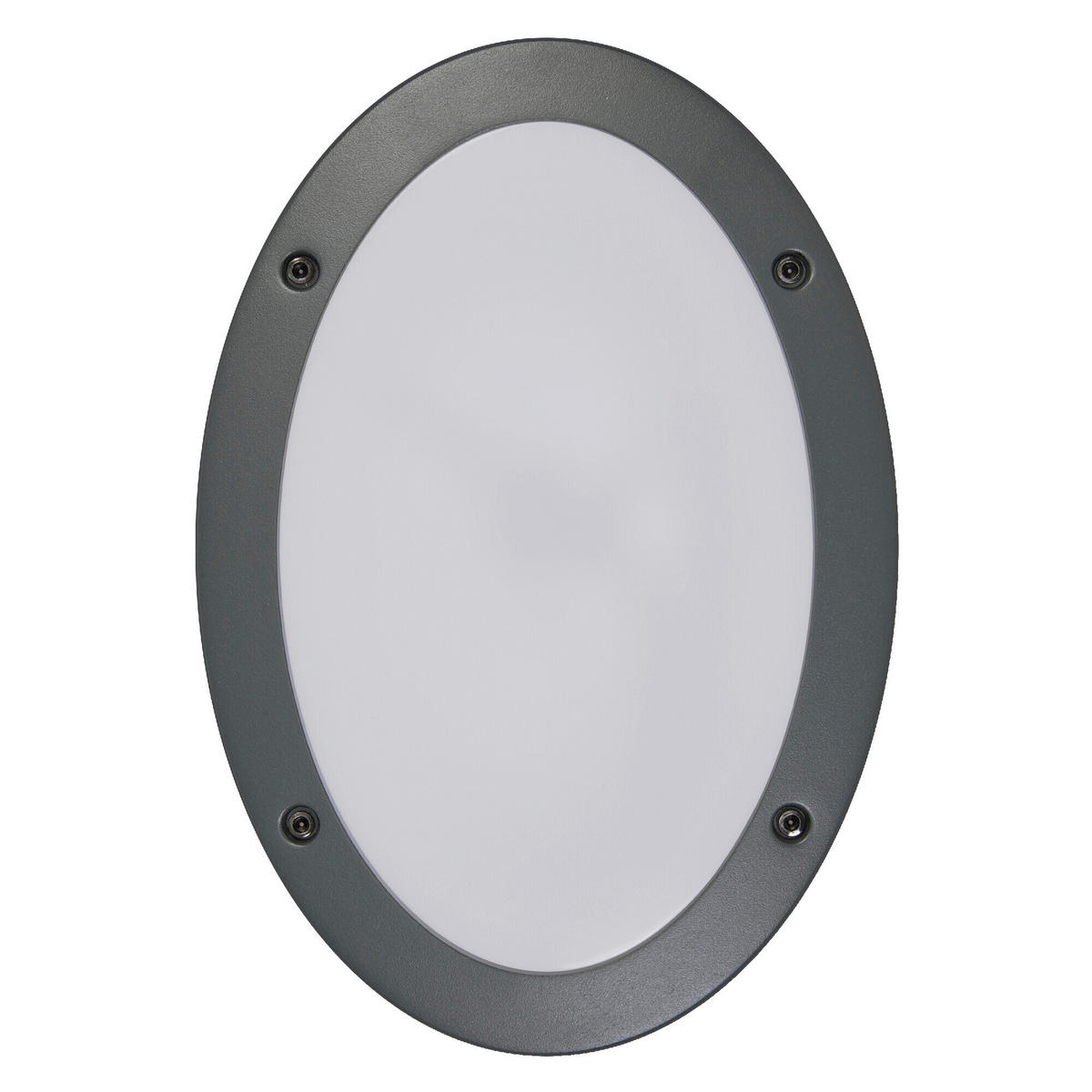 AUßENLEUCHTE 20/9/29 cm   - Dunkelgrau, Basics, Kunststoff/Metall (20/9/29cm) - Osram