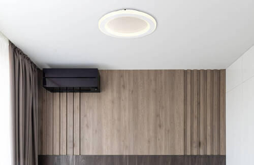 LED-TAKLAMPA 18 W 29,7/4,7 cm  - vit/opal, Design, metall/plast (29,7/4,7cm) - Globo