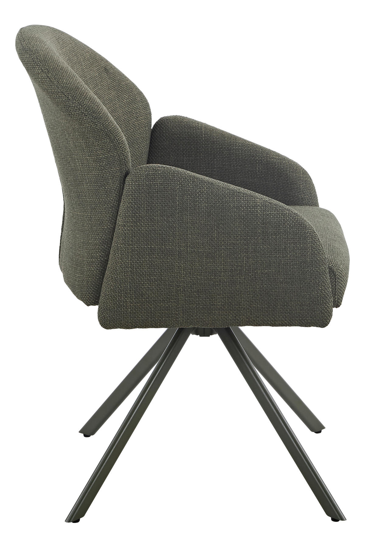 ARMLEHNSTUHL-SET 2 Stück  in Webstoff  - Grün, MODERN, Textil (56,5/84/61cm) - MID.YOU