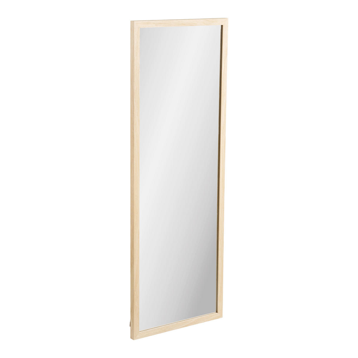 WANDSPIEGEL 45/100/2,5 cm    in rechteckig  - Klar/Naturfarben, Basics, Glas/Holzwerkstoff (45/100/2,5cm)